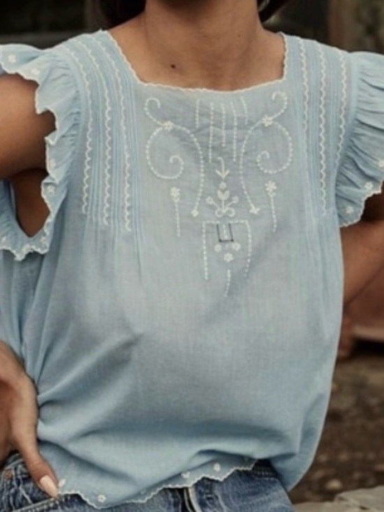 Doen Tops - Doen Auden Top in Hyacinth L